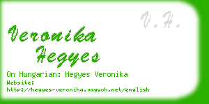 veronika hegyes business card